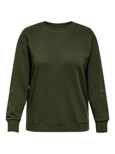 ONLY Bluza w kolorze khaki rozmiar: 46/48. Brązowe bluzy ONLY, bez wzorów, bez kaptura. Za 140,20 zł.