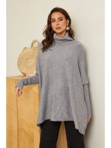 Soft Cashmere Golf w kolorze szarym rozmiar: 34/36. Szare golfy Soft Cashmere, bez wzorów. Za 126,15 zł.