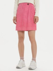 United Colors Of Benetton Spódnica mini 4Q5GD0048 Różowy Regular Fit. Czerwone spódnice United Colors of Benetton, bez wzorów, z syntetyku, mini. Za 179,99 zł.
