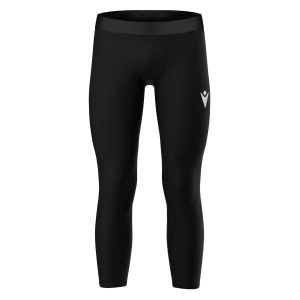 Legginsy kompresyjne Macron Ivy. Czarne legginsy MACRON, bez wzorów, z elastanu, z podwyższonym stanem, długie. Za 283,50 zł.