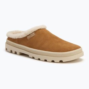 Klapki Palladium Palladune Mule Warm dear brown. Brązowe klapki Palladium, bez wzorów, bez obcasa. Za 289,99 zł.