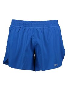 Reebok Szorty w kolorze niebieskim do biegania rozmiar: S. Niebieskie spodenki sportowe Reebok, s, bez wzorów, z materiału, do biegania. Za 70,45 zł.