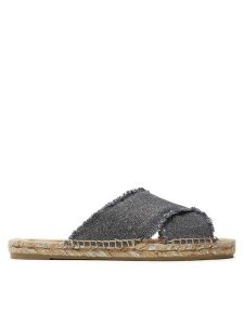 Castañer Espadryle Palmera/032 021775 Szary. Szare espadryle Castañer, bez wzorów, z materiału, bez obcasa. Za 329,99 zł.