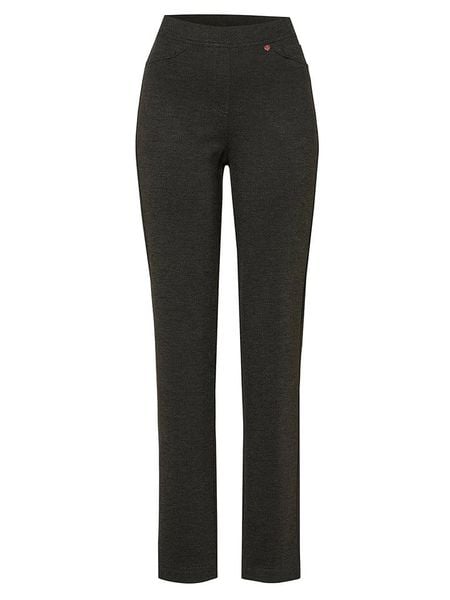 Relaxed by TONI Spodnie "Alice" w kolorze czarnym rozmiar: 25. Czarne spodnie z wysokim stanem Relaxed by TONI, bez wzorów, z materiału, z podwyższonym stanem. Za 126,45 zł.