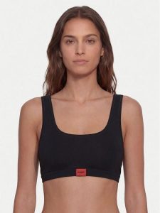 HUGO Biustonosz top Signature 50566598 Czarny. Czarne biustonosze Hugo, m, bez wzorów, bez kołnierzyka, bez ramiączek. Za 199,99 zł.