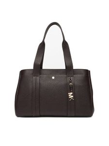 MICHAEL Michael Kors Torebka 30T5G1ZT7L Brązowy. Brązowe kuferki MICHAEL Michael Kors, bez wzorów, ze skóry, bez dodatków. Za 1 649,00 zł.