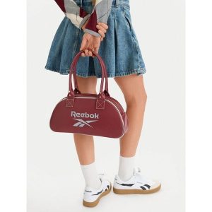 Torebka Reebok. Czerwone torebki klasyczne Reebok, bez wzorów, bez dodatków. Za 199,99 zł.