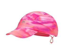 Czapka z daszkiem BUFF PACK SPEED CAP. Czerwone czapki Buff, bez wzorów, z elastanu, sportowe. Za 144,45 zł.