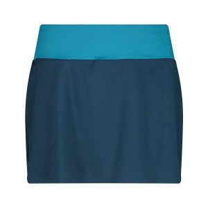 Spódnica mini 2 w 1 damska CMP. Niebieskie spódnice CMP, bez wzorów, sportowe, mini. W wyprzedaży za 207,00 zł.