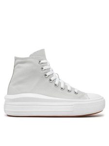 Converse Trampki Chuck Taylor All Star Move A07579C Szary. Szare trampki Converse, bez wzorów, z materiału, bez zapięcia. Za 289,99 zł.