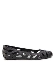 Melissa Baleriny Jean + Jason Wu VII Ad 32288 Czarny. Czarne balerinki Melissa, bez wzorów, z tworzywa sztucznego, bez obcasa, bez zapięcia. Za 319,99 zł.