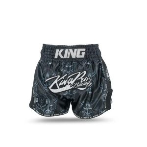 Szorty do boksu tajskiego King Pro Boxing Devil 1. Czarne szorty KING PRO BOXING, bez wzorów, sportowe. Za 335,50 zł.