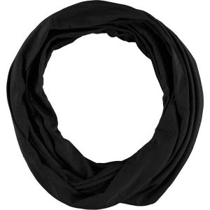 Buff Szal-koło w kolorze czarnym - (D)82 x (S)53 cm rozmiar: onesize. Czarne szaliki Buff, bez wzorów, z materiału. Za 93,07 zł.