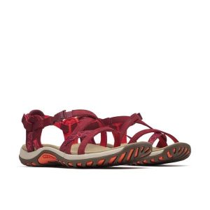 Sandały turystyczne Jacardia damskie. Buty trekkingowe Merrell, z kauczuku, bez zapięcia. Za 329,99 zł.