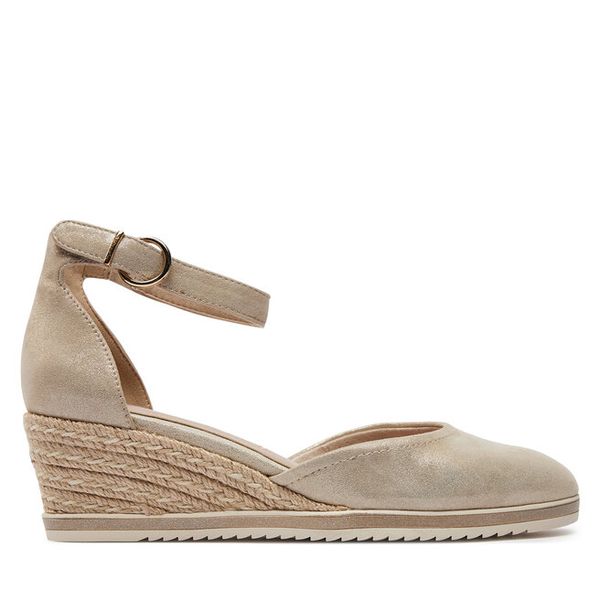Espadryle Tamaris. Żółte espadryle Tamaris, bez wzorów, bez obcasa. Za 359,99 zł.