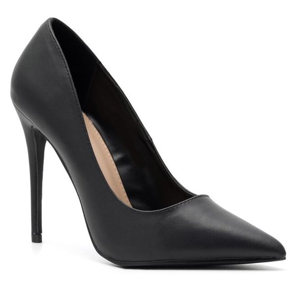 Szpilki DeeZee. Brązowe szpilki DeeZee, bez wzorów, bez obcasa. Za 199,99 zł.