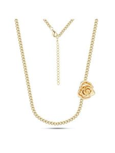 DI GIORGIO Pozłacany naszyjnik z elementem ozdobnym - dł. 40 cm rozmiar: onesize. Żółte naszyjniki DI GIORGIO, pozłacane. Za 378,54 zł.