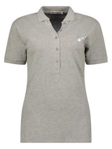 Canadian Peak Koszulka polo "Koqueleak" w kolorze szarym rozmiar: S. Szare bluzki Canadian Peak, s, bez wzorów, z bawełny, bez kołnierzyka, bez ramiączek. Za 96,60 zł.