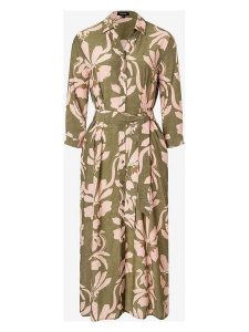 More & More Sukienka w kolorze oliwkowo-jasnoróżowym rozmiar: 44. Brązowe sukienki More & More, na co dzień, s, bez wzorów, z tkaniny, klasyczne, bez kołnierzyka, bez ramiączek, maxi, proste. Za 346,95 zł.