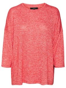 Vero Moda Sweter w kolorze czerwonym rozmiar: XS. Czerwone swetry oversize Vero Moda, xs, bez wzorów, bez ramiączek. Za 43,99 zł.