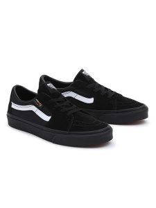 Vans Skórzane sneakersy w kolorze czarnym rozmiar: 44,5. Czarne trampki Vans, bez wzorów, bez zapięcia. Za 219,60 zł.