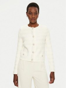 Marciano Guess Kardigan 5RGR18 5852Z Biały Regular Fit. Białe kardigany Marciano Guess, z wiskozy. Za 449,99 zł.