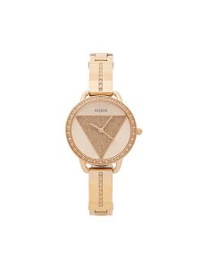 Guess Zegarek Tri Bellini GW0914L2 Złoty. Żółte, analogowe zegarki Guess. Za 539,99 zł.