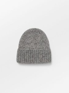 Becksöndergaard Czapka beanie "Lenny" w kolorze szarym rozmiar: onesize. Szare czapki Becksöndergaard, bez wzorów, z materiału. Za 118,56 zł.