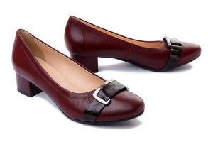 BIOECO BY ARKA 6495 1573+2292 bordo, czółenka damskie. Czerwone czółenka Bioeco by Arka, bez wzorów, ze skóry, bez obcasa, na obcasie, bez zapięcia. Za 221,94 zł.