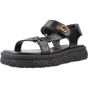 Sandały GUESS FLJLAN ELE03 Czarny. Czarne buty trekkingowe Guess, z syntetyku, bez zapięcia. Za 540,99 zł.