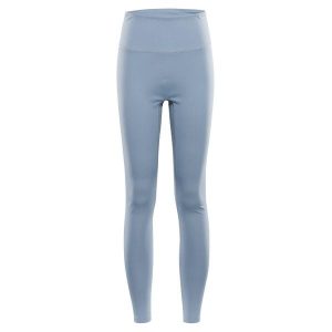 Legginsy damskie sportowe Alpine Pro Nosqa. Niebieskie legginsy Alpine Pro, bez wzorów, z elastanu, z podwyższonym stanem. Za 299,00 zł.