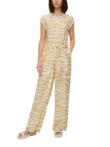 S.Oliver Kombinezon w kolorze beżowym rozmiar: 40. Brązowe kombinezony s.Oliver, s, bez wzorów, bez kołnierzyka, bez ramiączek. Za 152,99 zł.