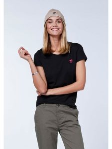 Polo Sylt Koszulka w kolorze czarnym rozmiar: XS. Czarne bluzki Polo Sylt, xs, bez wzorów, z bawełny, bez kołnierzyka, bez ramiączek. Za 41,69 zł.