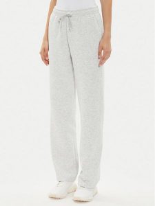 Gina Tricot Spodnie dresowe Basic 21183 Szary Relaxed Fit. Szare spodnie dresowe Gina Tricot, l, bez wzorów, z dresówki. Za 129,99 zł.
