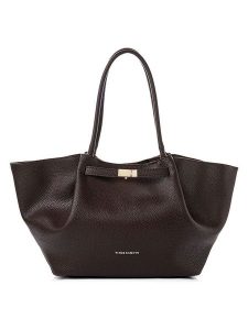 Vince Camuto Shopper bag "Prato" w kolorze ciemnobrązowym - 52 x 27 x 13 cm rozmiar: onesize. Brązowe shopper bag Vince Camuto, bez wzorów, z materiału, na ramię, bez dodatków. Za 130,99 zł.
