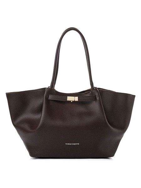 Vince Camuto Shopper bag w kolorze brązowym - 52 x 27 x 13 cm rozmiar: onesize. Brązowe shopper bag Vince Camuto, bez wzorów, z materiału, na ramię, bez dodatków. Za 154,95 zł.