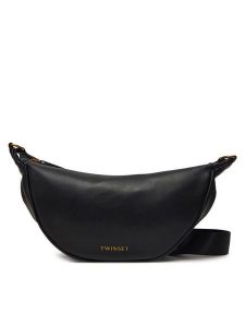 TWINSET Saszetka nerka 251LL8ABB Czarny. Czarne nerki i saszetki Twinset, bez wzorów, ze skóry, bez dodatków. Za 679,99 zł.