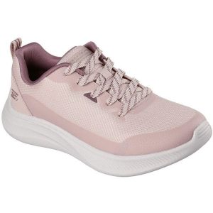 Buty sportowe damskie Skechers Bobs Mode Flex. Czerwone buty trekkingowe Skechers, bez zapięcia. Za 390,00 zł.