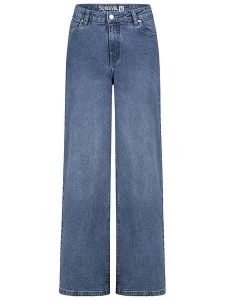 Sublevel Dżinsy - Comfort fit - w kolorze niebieskim rozmiar: XL. Niebieskie jeansy Sublevel, z aplikacjami, ze skóry, z podwyższonym stanem. Za 149,31 zł.