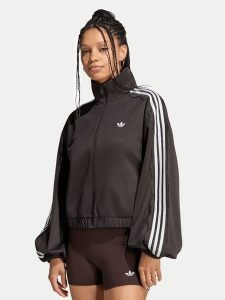 Adidas Bluza Lace Oversized Archive Track Top LG4278 Brązowy Regular Fit. Brązowe bluzy ADIDAS, xl, bez wzorów, z syntetyku, bez kaptura. Za 399,99 zł.