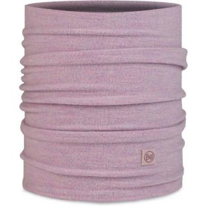Komin sportowy unisex Buff® Merino Fleece Lilac Sand z wełny merynosów. Czerwone szaliki Buff, bez wzorów, z wełny. Za 130,79 zł.
