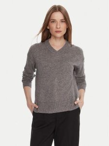 United Colors Of Benetton Sweter 102HD4032 Szary Relaxed Fit. Szare swetry klasyczne United Colors of Benetton, s, z syntetyku, bez kołnierzyka. Za 279,99 zł.