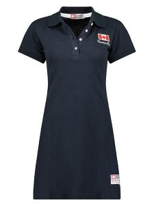 Canadian Peak Sukienka polo "Katcheak" w kolorze granatowym rozmiar: XL. Niebieskie sukienki Canadian Peak, xl, bez wzorów, z bawełny, bez kołnierzyka, bez ramiączek, midi. Za 100,52 zł.