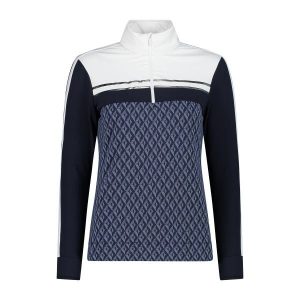 Polar softech z golfem dla kobiet CMP. Czarne golfy CMP, bez wzorów, z polaru. Za 347,00 zł.