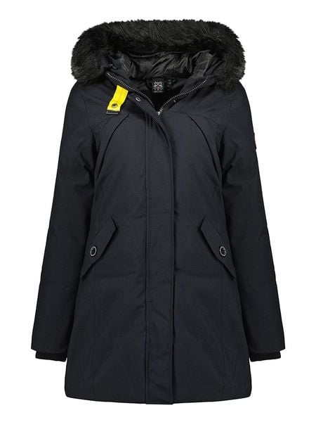 Canadian Peak Parka "Cheri" w kolorze granatowym rozmiar: S. Niebieskie płaszcze Canadian Peak, s, bez wzorów, bez kaptura. Za 148,61 zł.