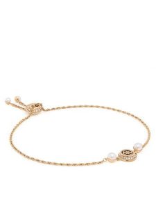 Guess Bransoletka JUBB05 520JW Złoty. Żółte bransoletki Guess, metalowe. Za 249,99 zł.
