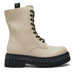 Trapery Guess. Buty zimowe Guess, bez obcasa, bez zapięcia. Za 569,99 zł.