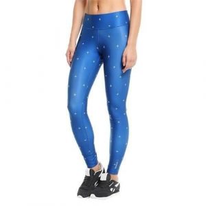 Legginsy sportowe Reebok LTHS AB2362. Niebieskie legginsy Reebok, bez wzorów, z elastanu. Za 99,00 zł.