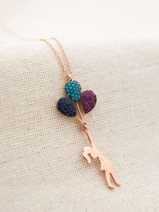 Lodie Silver Srebrny naszyjnik z zawieszką - dł. 43 cm rozmiar: onesize. Szare naszyjniki Lodie Silver, z cyrkonią, srebrne. Za 43,99 zł.