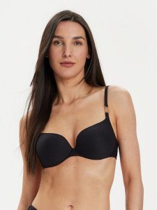 Selmark Góra od bikini BK017 Czarny. Czarne bikini Selmark, bez wzorów, z syntetyku. Za 179,99 zł.